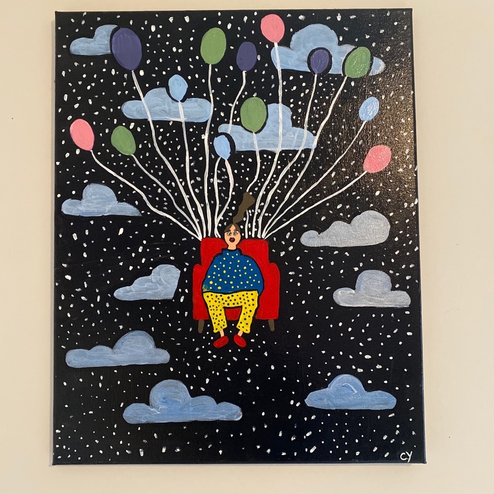 Original acrylic painting done on canvas